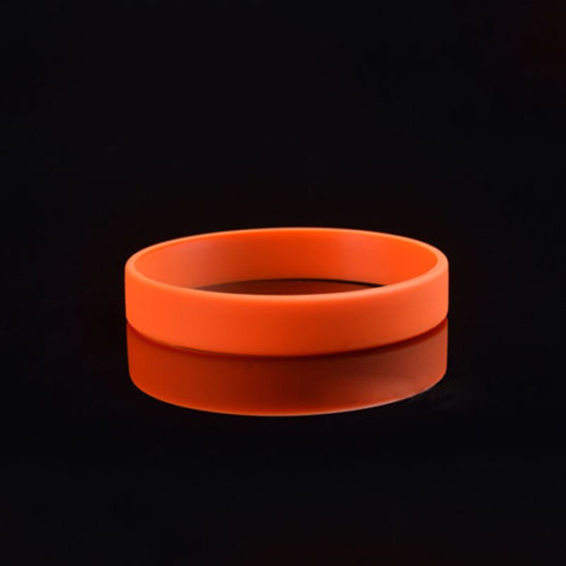 Wholesale Silicone Rubber Wristband Flexible Wrist Band Cuff Bracelet  Sports Casual Bangle For Women