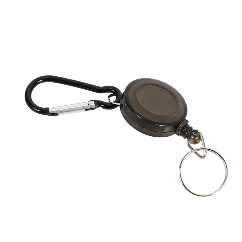 retractable carabiner keychain