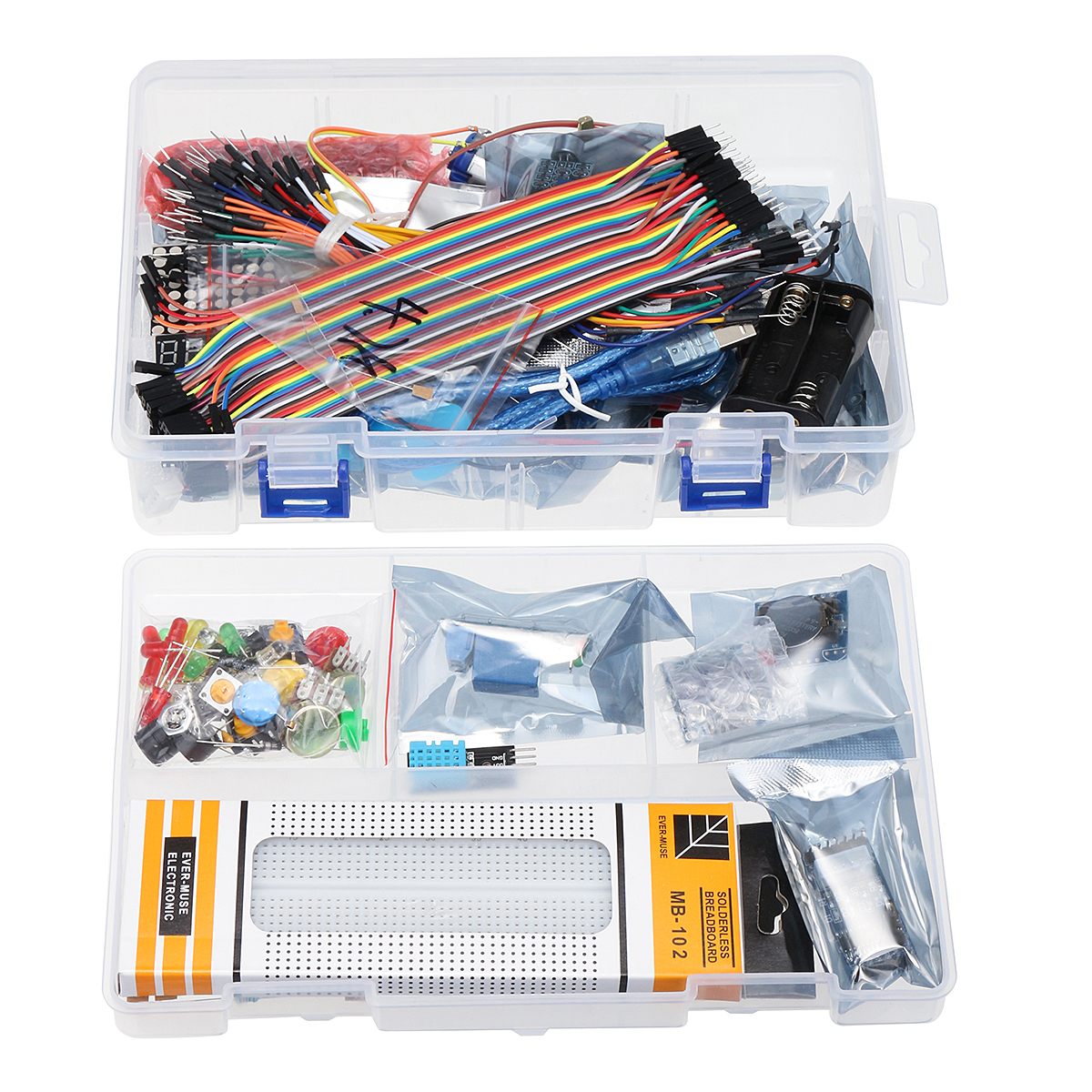 Herramienta ULTIMATE UNO R3 Starter Kit Para Arduino Keypad RTC SPI Bl 