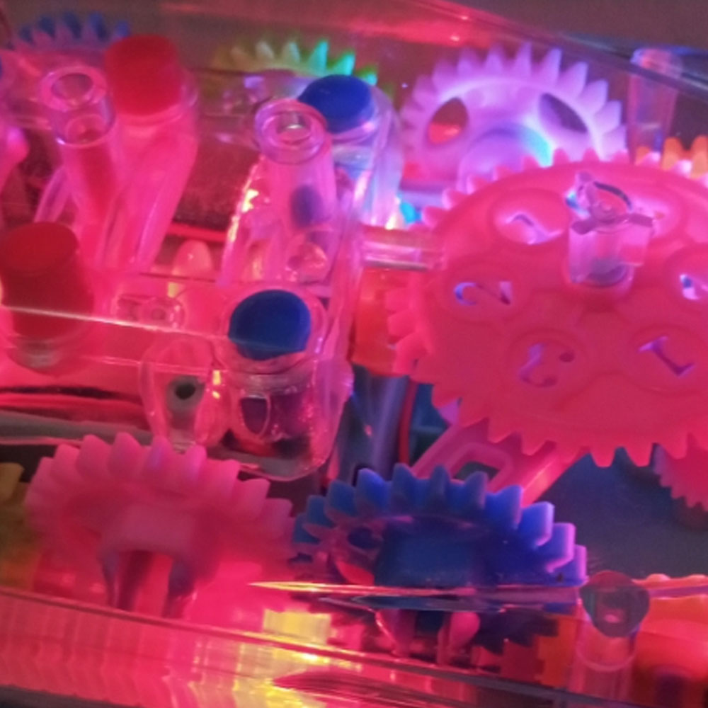 Transparent Concept Racing Car With Light & Sound Toys for Kids