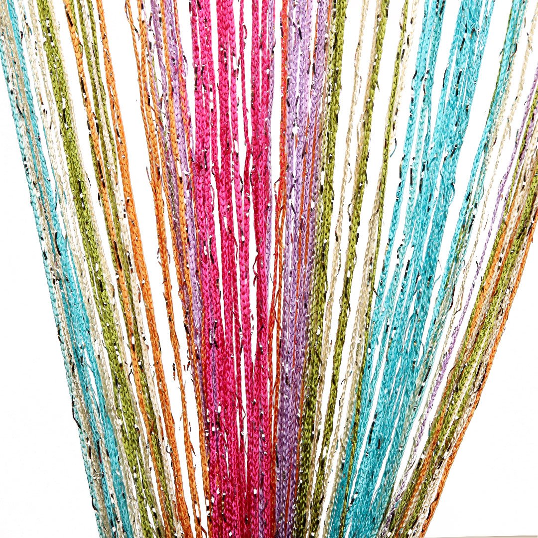 Beautiful Sparkle String Net Curtain Door Fly Screen Windows Door Divider Hot Sale Door Window Screens Home Textile-Multi