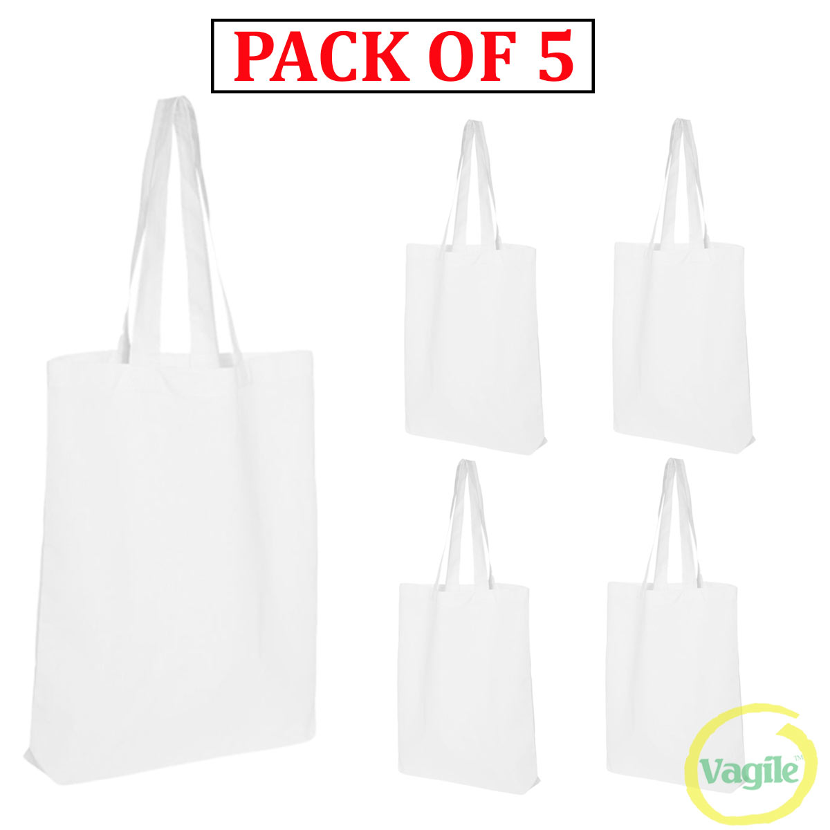 Vagile SUPER HEAVY WEIGHT COTTON SHOULDER CONTRAST TOTE SHOPPING BAGS FOR WOMENS