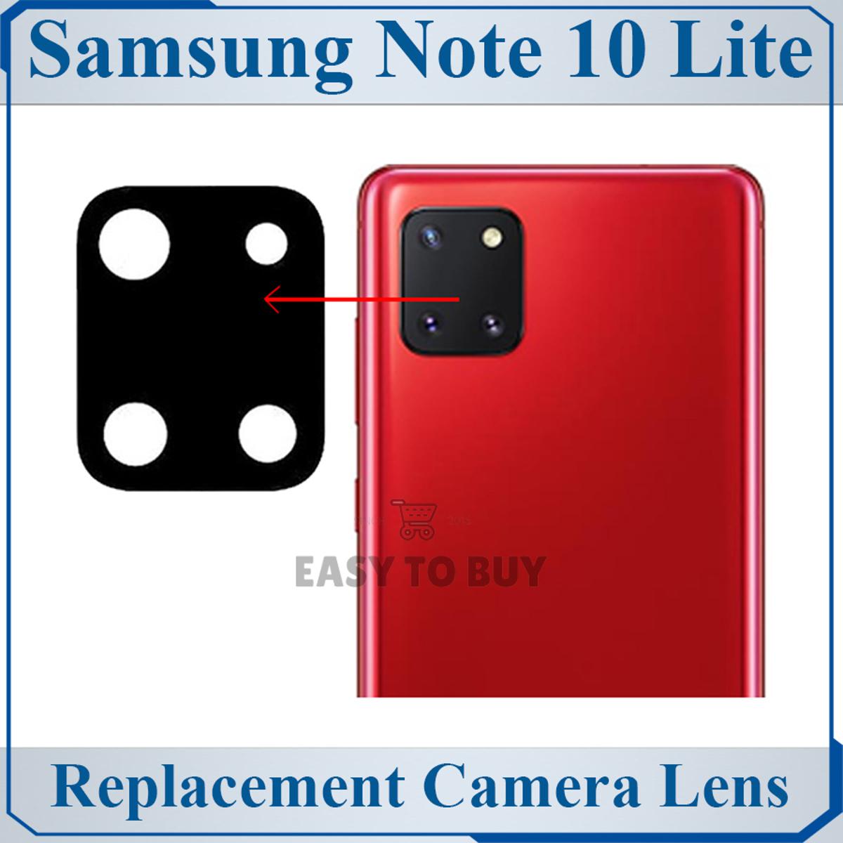 Back Camera Note 10 Lite Camera Glass Replacement Samsung Galaxy