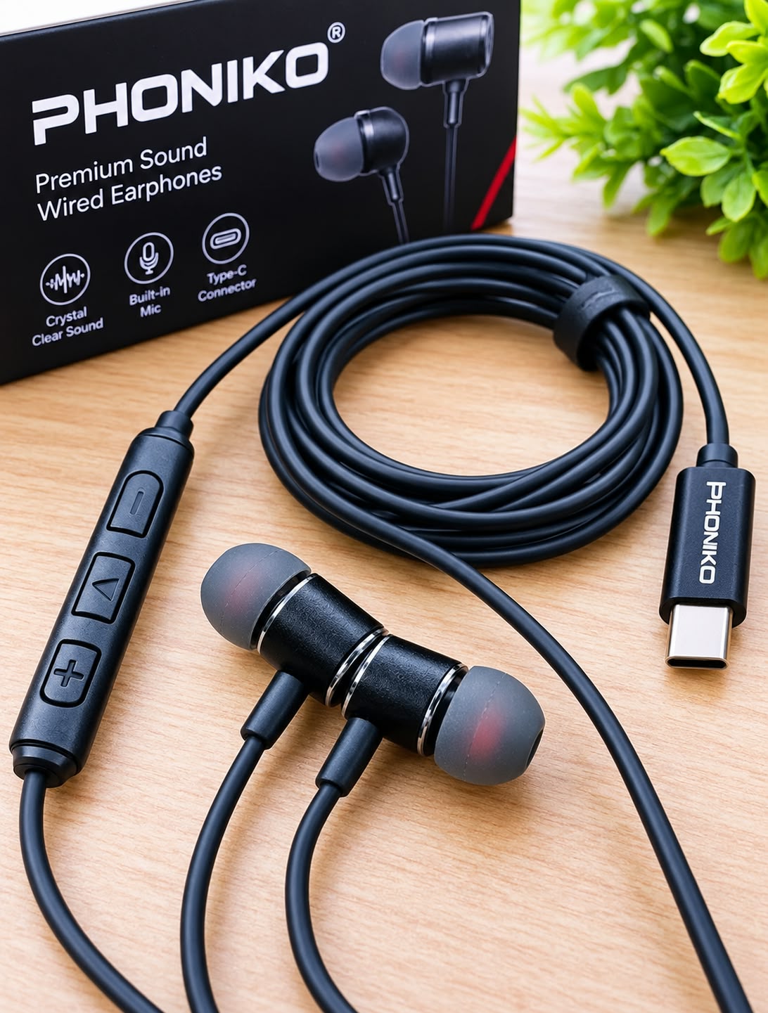 Phoniko Type-C (Original) Handsfree with Superior Sound & Quality