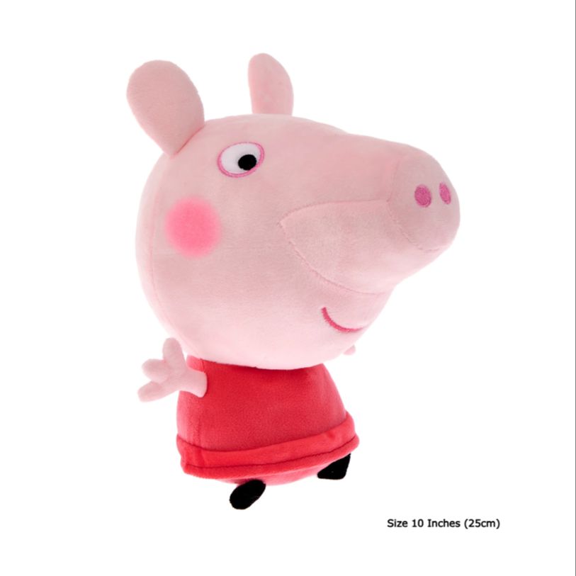 Peppa Pig Family Plush Toys - Soft Cuddly Stuffed Doll Cartoon Characters for Kids, Toddlers & Babies | Birthday Gift Items for Boys & Girls