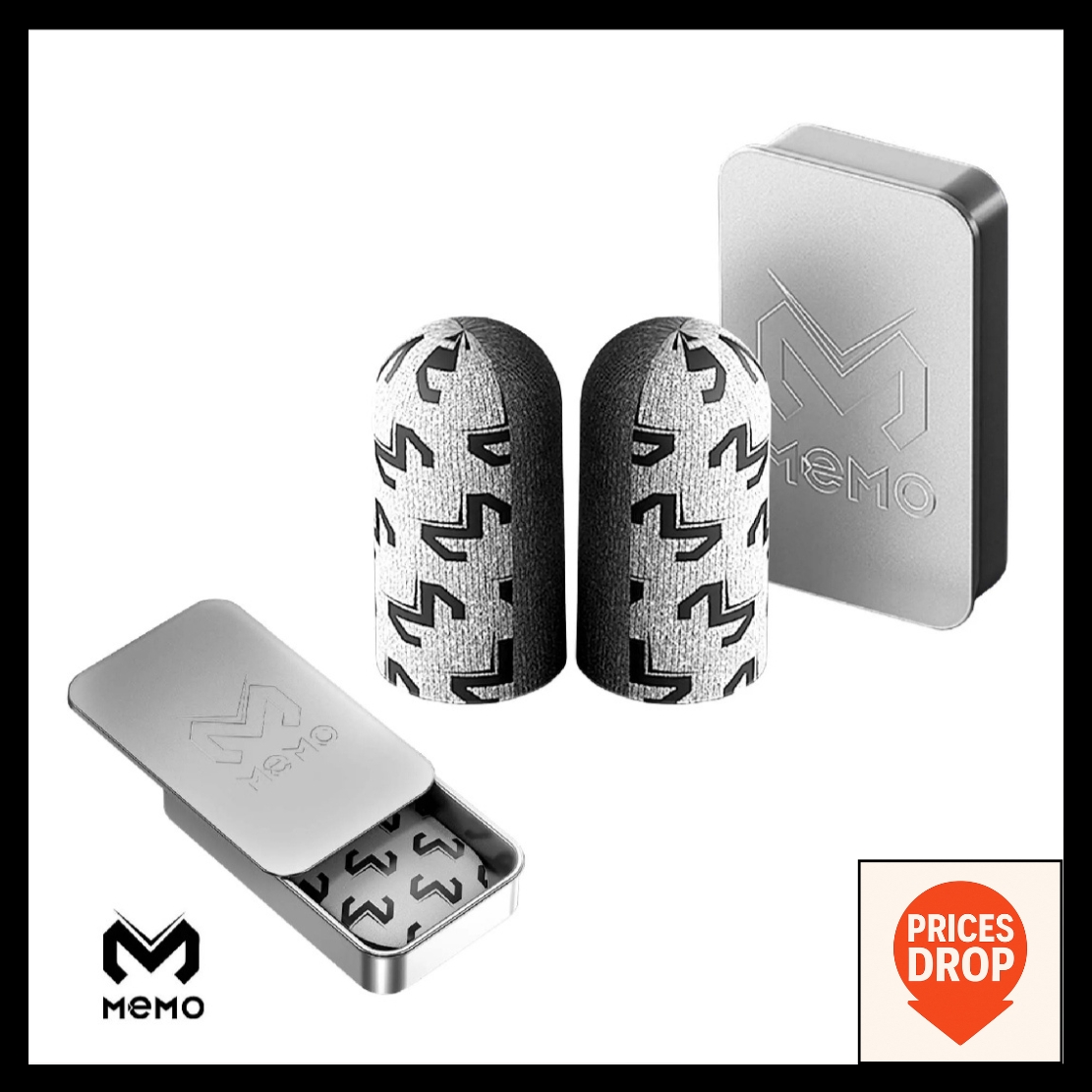 🎮 Memo Gaming Finger Sleeves 0.2 | Memo Cooling Fan | Gaming Cooling Fan | PUBG Thumb Gloves & Gaming Thumb Gloves | Responsive Touch Finger Covers | Mobile Gaming Accessories | Breathable Fabric | Smooth Screen Control