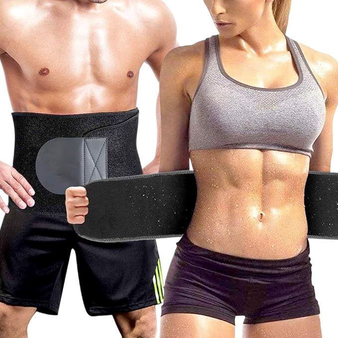 Slimming Belt Hot Shaper Sweat Slim Belt Fat Cutter & Fat Burner Hot Shaper Hot Belt Free Size for Men & Women  Hot Shaper Suit Sweat Belt Premium Waist Trimmer Fat Belt Corset Shapewear Slimming Running belt