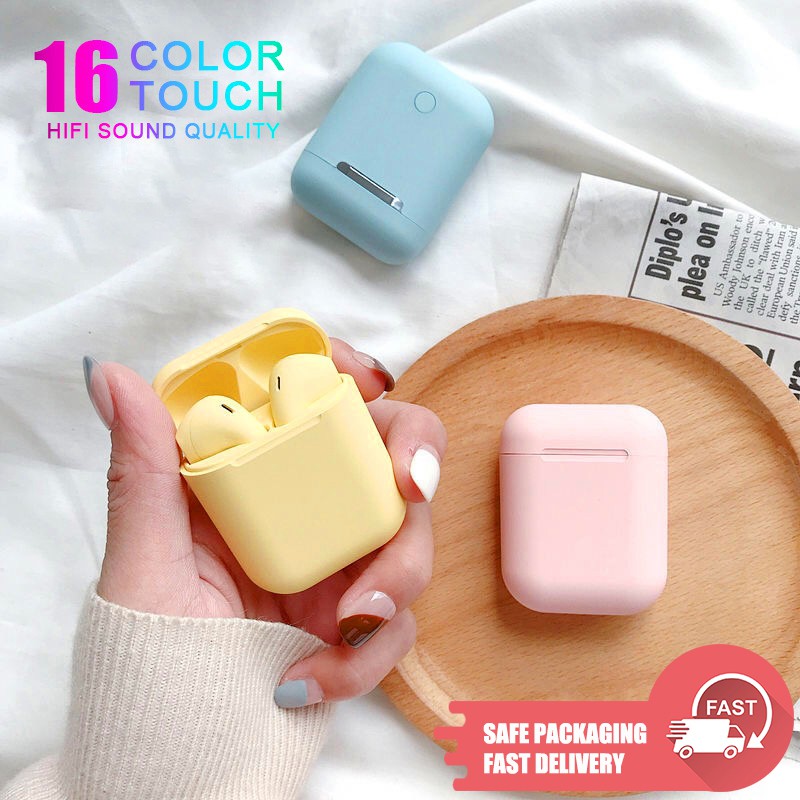 high quality】(COD) NEW 15 Color Airpod Touch Stealth Inpods 12 Wireless  Earphone Bluetooth 5.0 TWS HIFI Macaron I12 Android Iphone: Buy Online at  Best Prices in Pakistan | Daraz.pk