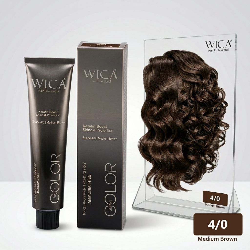Color Tube 4/0 – Medium Brown | Hair Treatment Care | 100ml