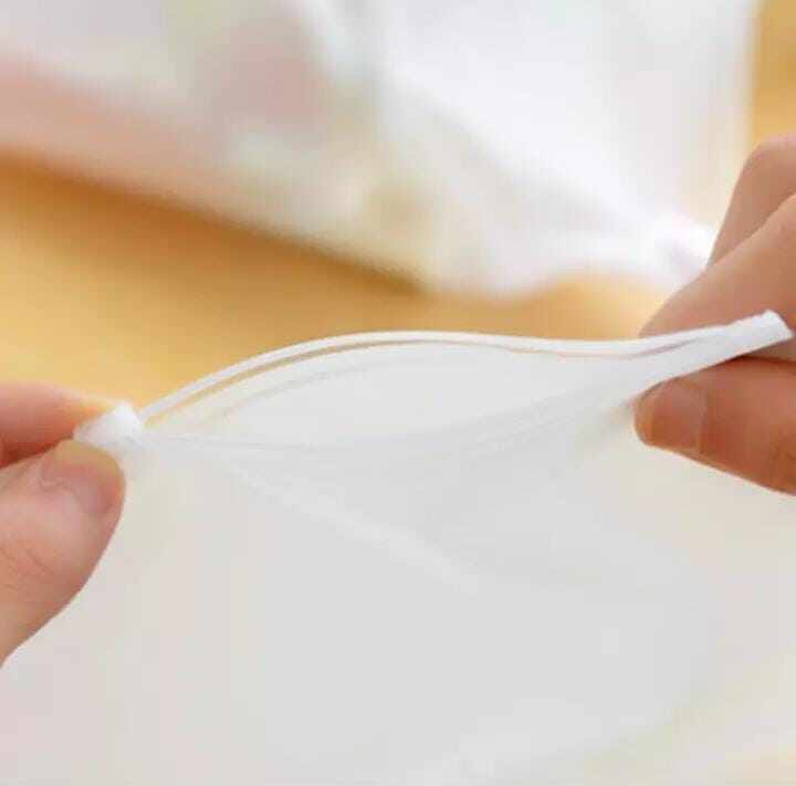 Zip Lock Plastic Bags – Slider Suit Packing Bags - Pack Of 100