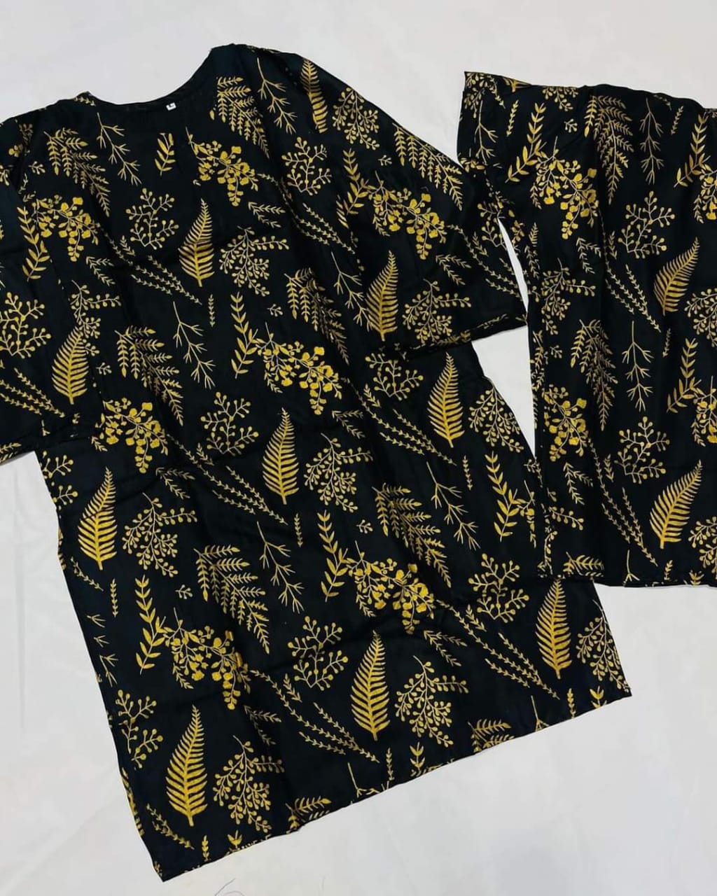 Trendy Stitched Petal Printed 2pc Dress for women and Girls