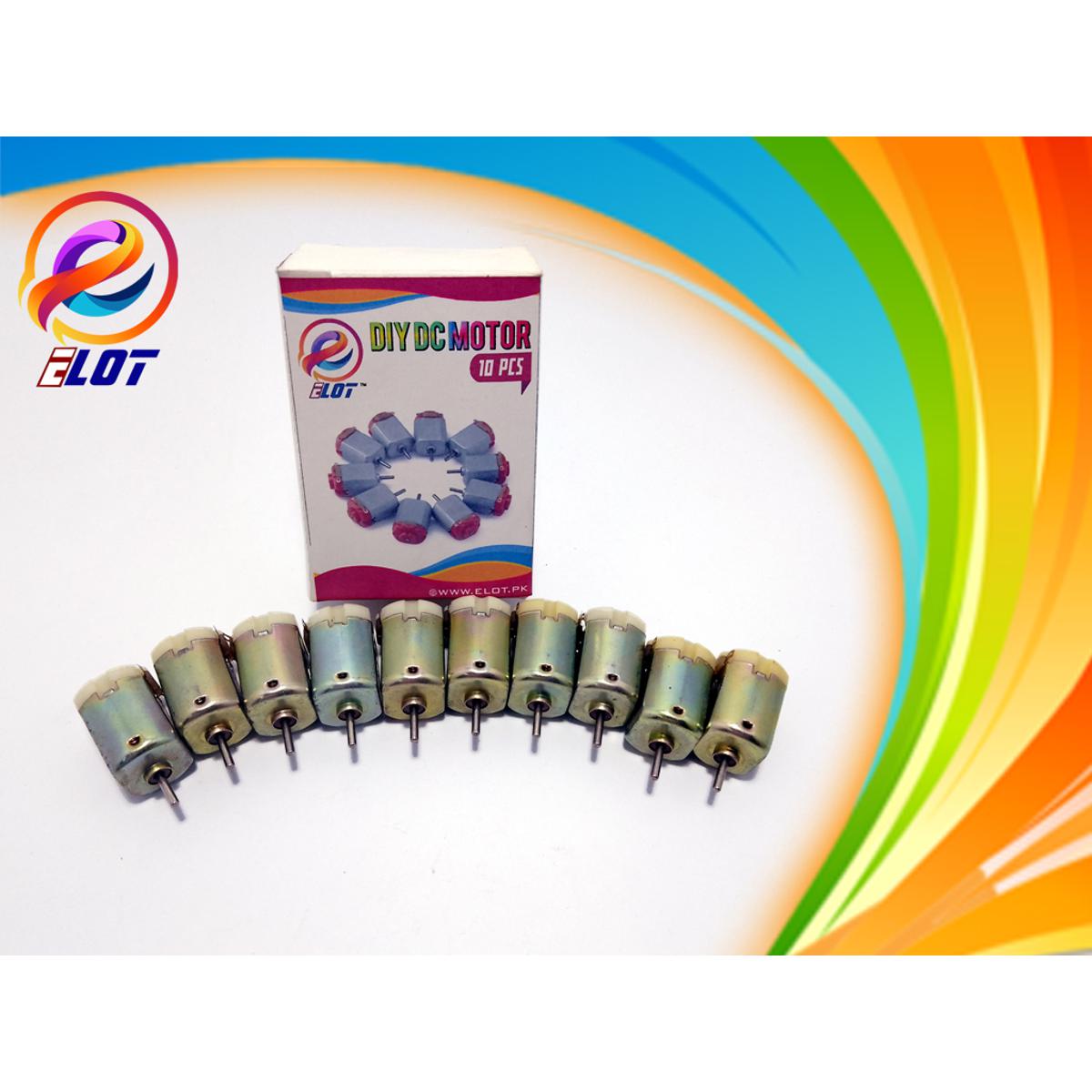 10 PCS Dc Motor For Diy Toys Hobbies Car Motor Pack Of 10 Electrical Circuitry & Parts