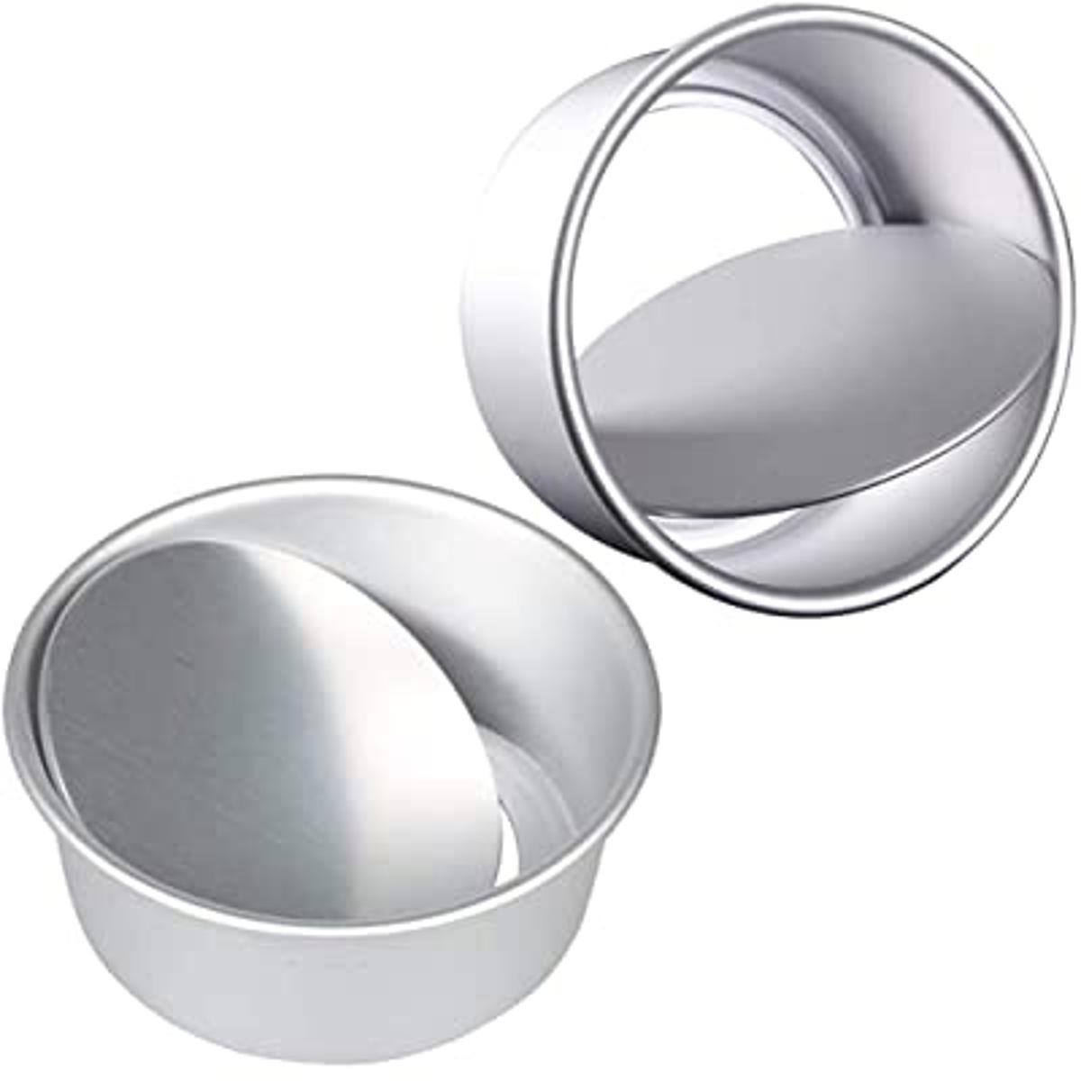 ALUMINIUM ROUND CAKE PAN LOOSE BOTTOM SIZE X 3