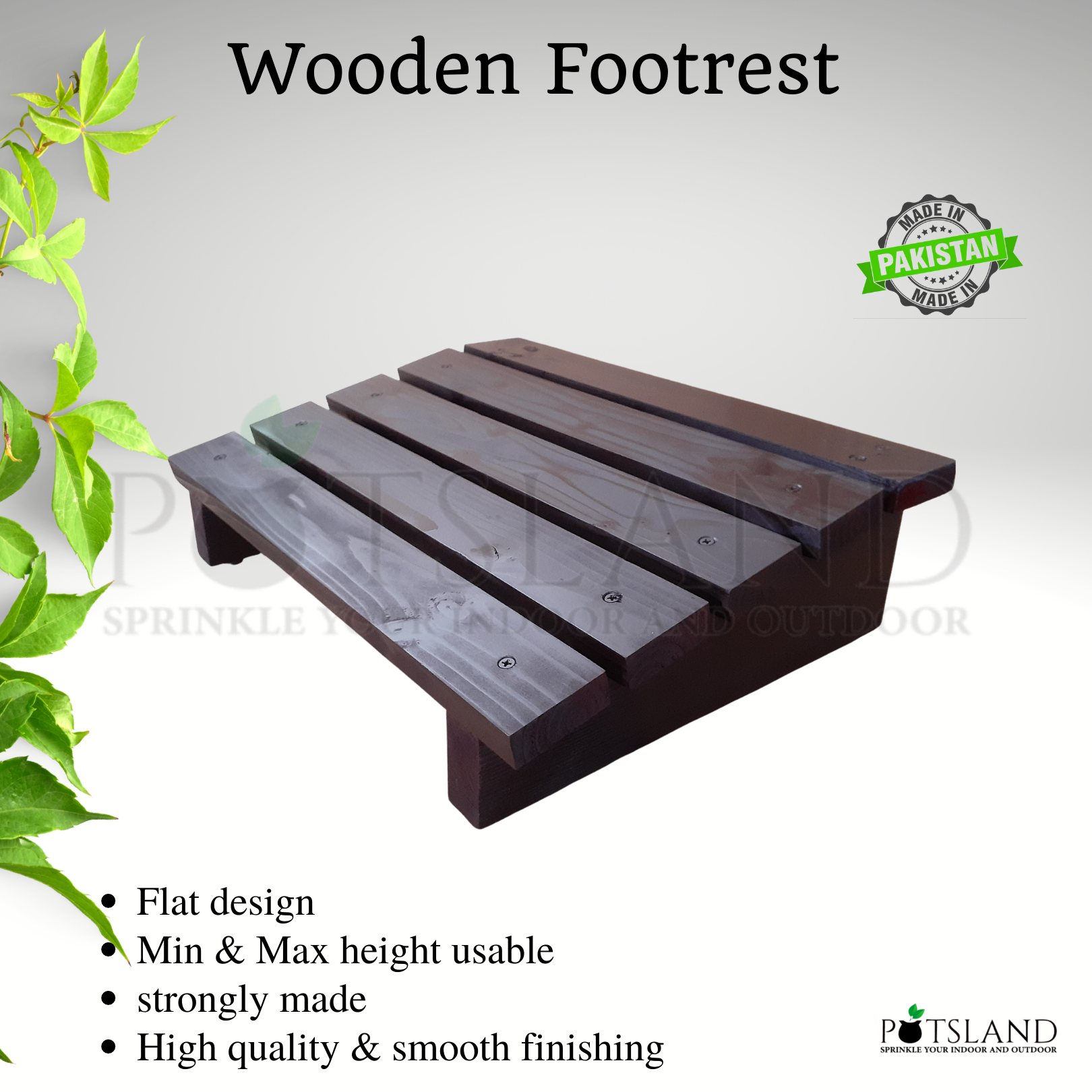 Footrest for office, under desk Foot rest Stool, back pain relief