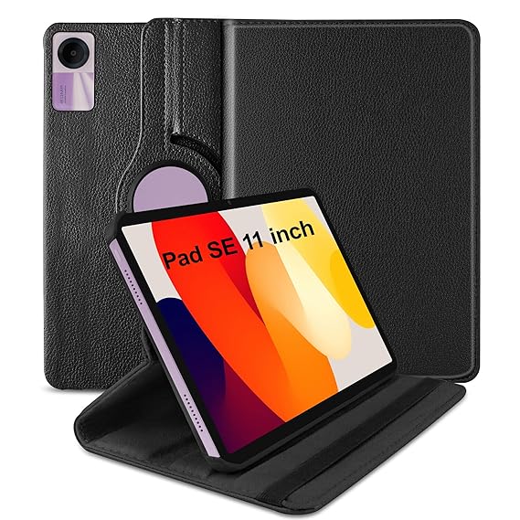 For CASE Xiao|mi Red|mi Pad SE 11 inch 2023 - 360 Degree Rotating Stand Case Cover Flip Case