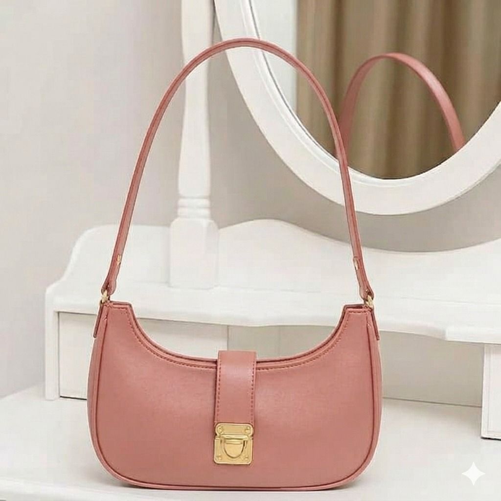 Luxury Crescent Half-Moon Shoulder Bag – Premium Minimalist Underarm Crossbody Bag for Women