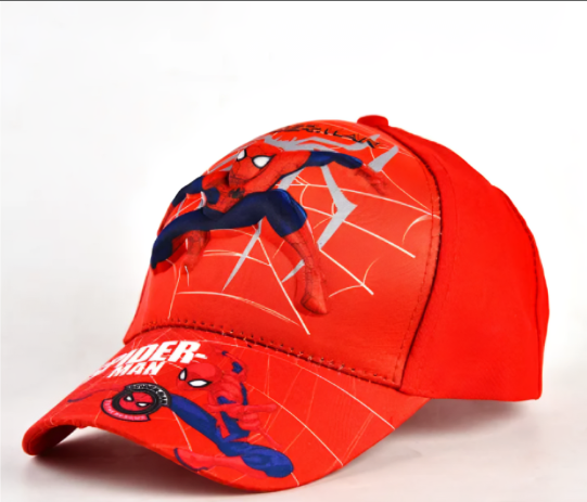 Spiderman Cap for Kids – Superhero Baseball Hat for Boys & Girls, Cosplay Props & Sun Protection (Ages 4-12)
