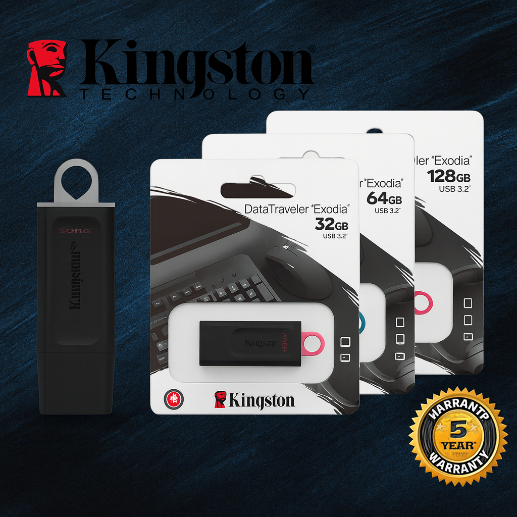Kingston DT Exodia 3.2 USB Flash Drive 128GB - 5 Years Warranty