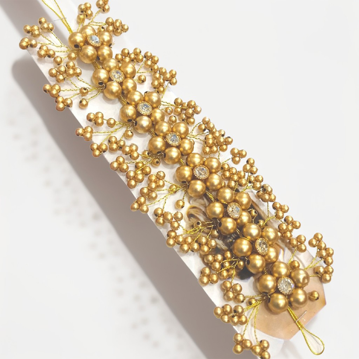 New Design Handmade Crystal Pearl Wedding Hair Accessories Tiara Headband & Comb - Simulated Pearl Bridal Hair Jewelry For A Stylish Wedding Look