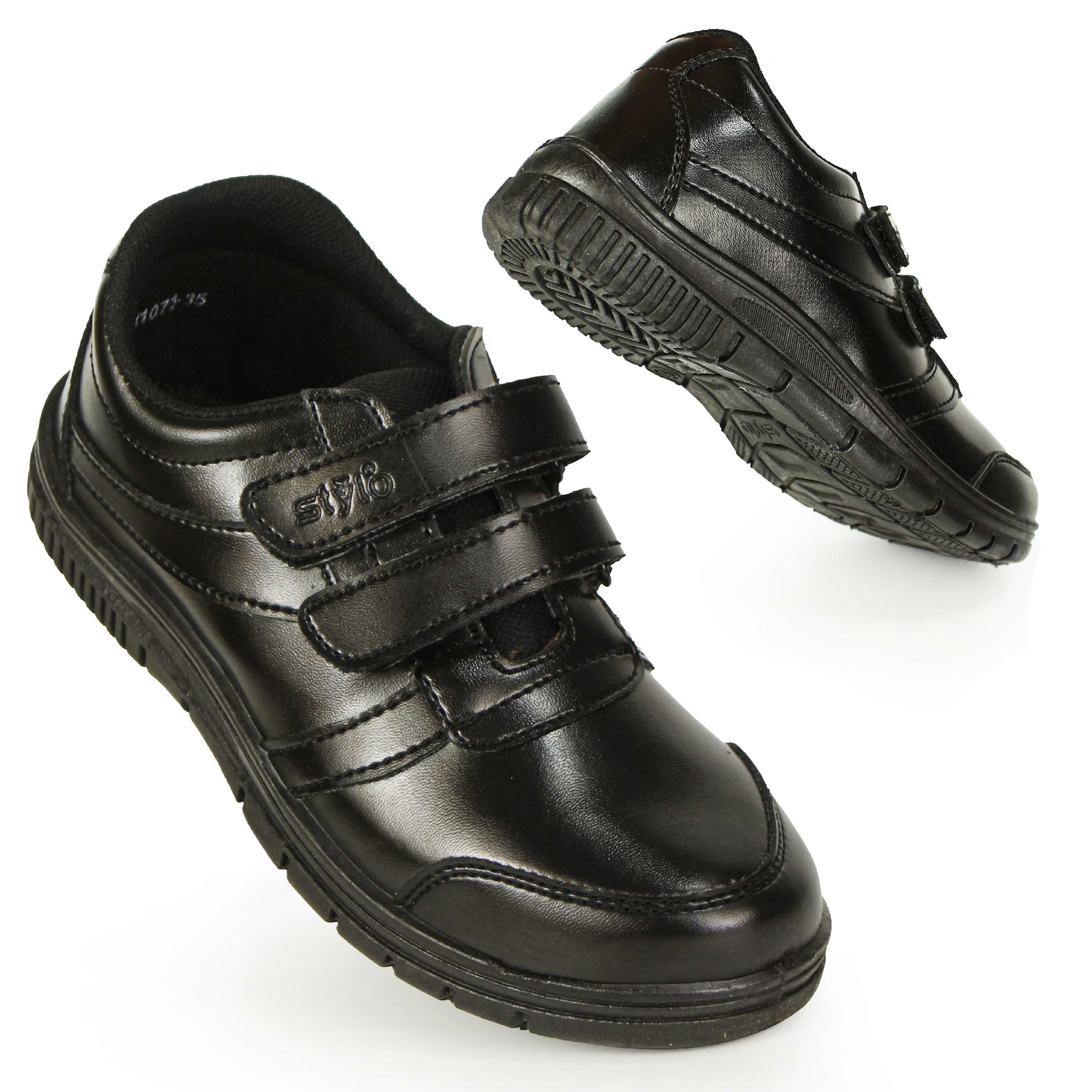 Sneakers Kids Black School Joggers School Shoes For Boys Black And