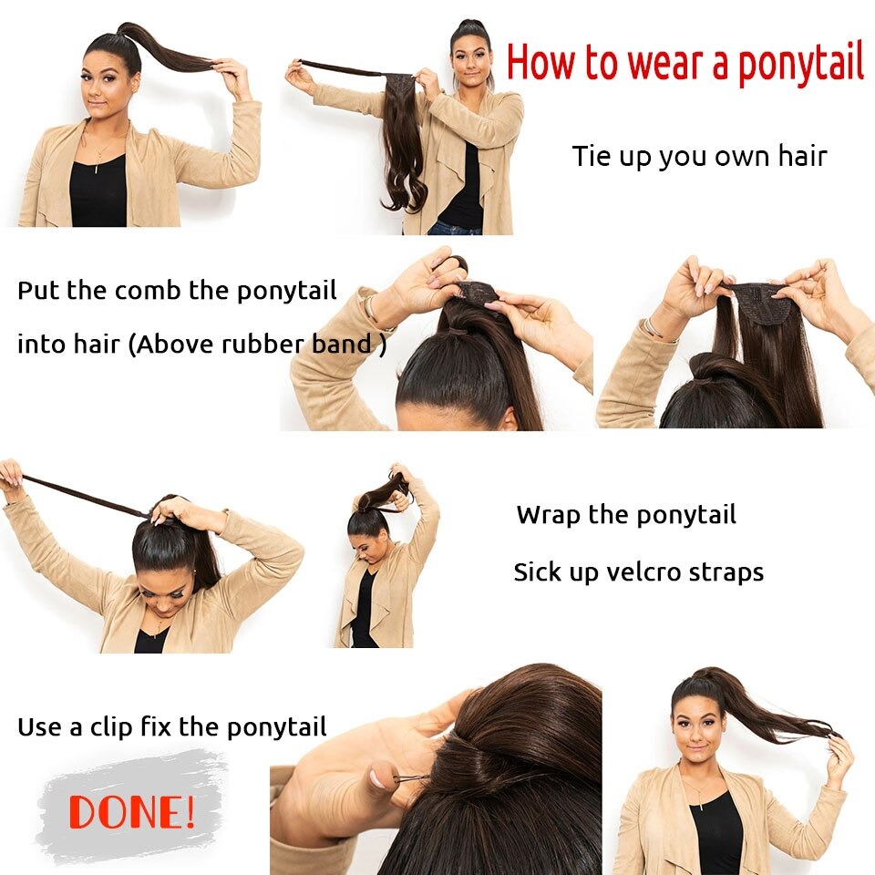 New ponytail curly hair style extension