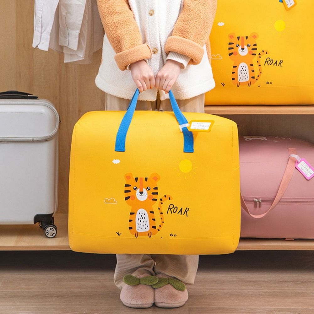 Pregnant Women's Large Capacity Childbirth Bag Quilt Storage Dino Bag MovingBag Portable Diaper Free Baby Supplies Travel Bag