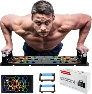 Push up Board, Portable at Home Gym, Strength Training Equipment for Men, Home  Workout Equipment with 15 Gym Accessories, Foldable Pushup Bar - China  Pushup Bar and Push-up Rack price