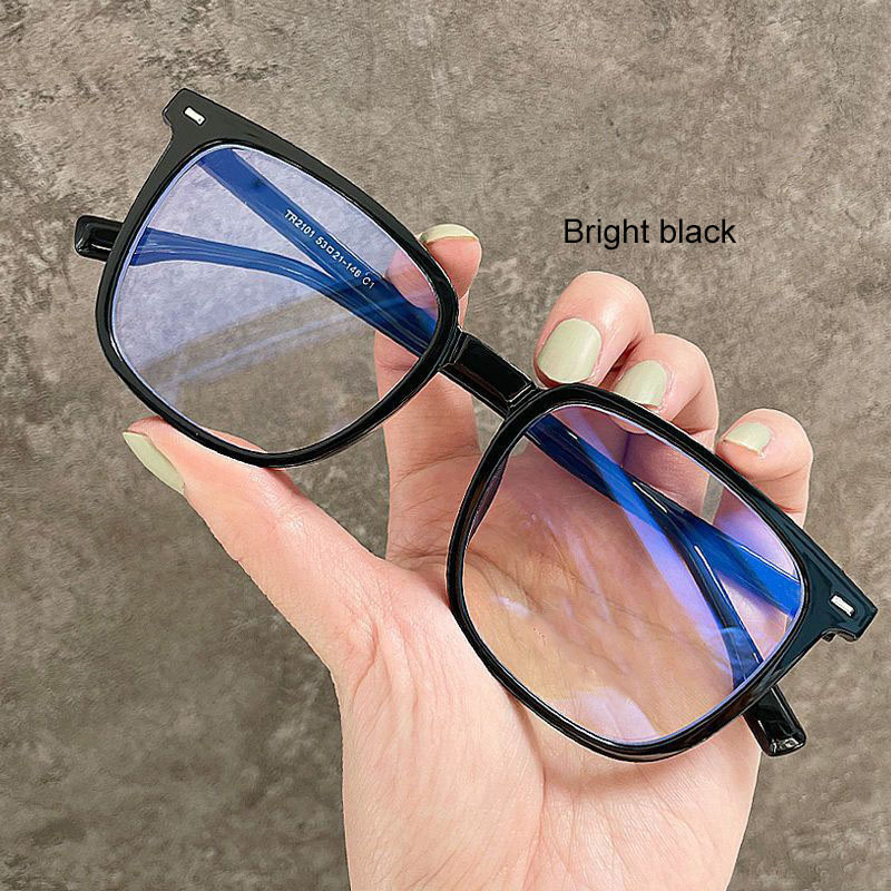 High Cost Performance Anti Blue Light Trendy Square Latest Design Fashion Spectacle Men and Women Optical Glasses Eyeglass