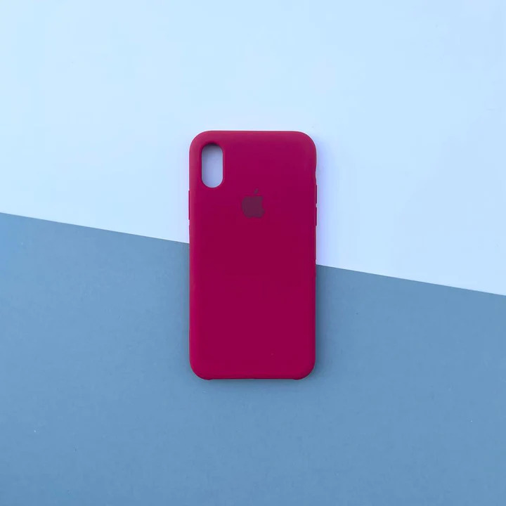 iPhone Cases for X XS Silicone Mobile Cover with iPhone Logo