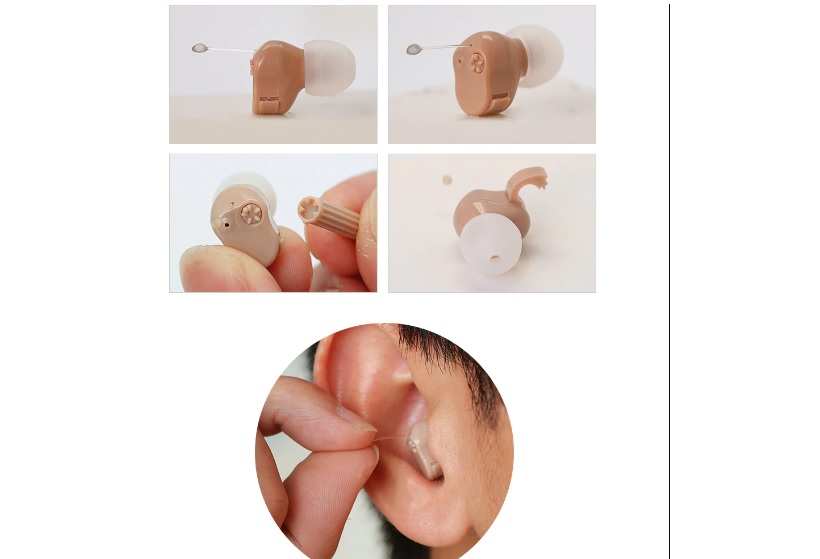Axon K188 Invisible Mini Hearing Aid Sound Amplifier Lightweight Adjustable for Movies Meetings and Classes