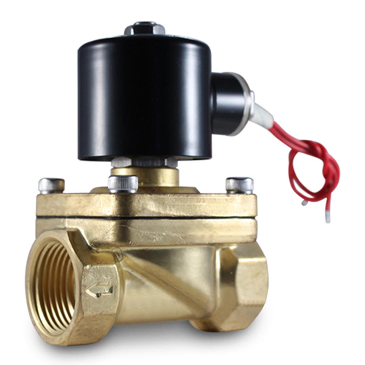 High-Quality 1-inch Brass Solenoid Valve with 220V Coil for Plumbing