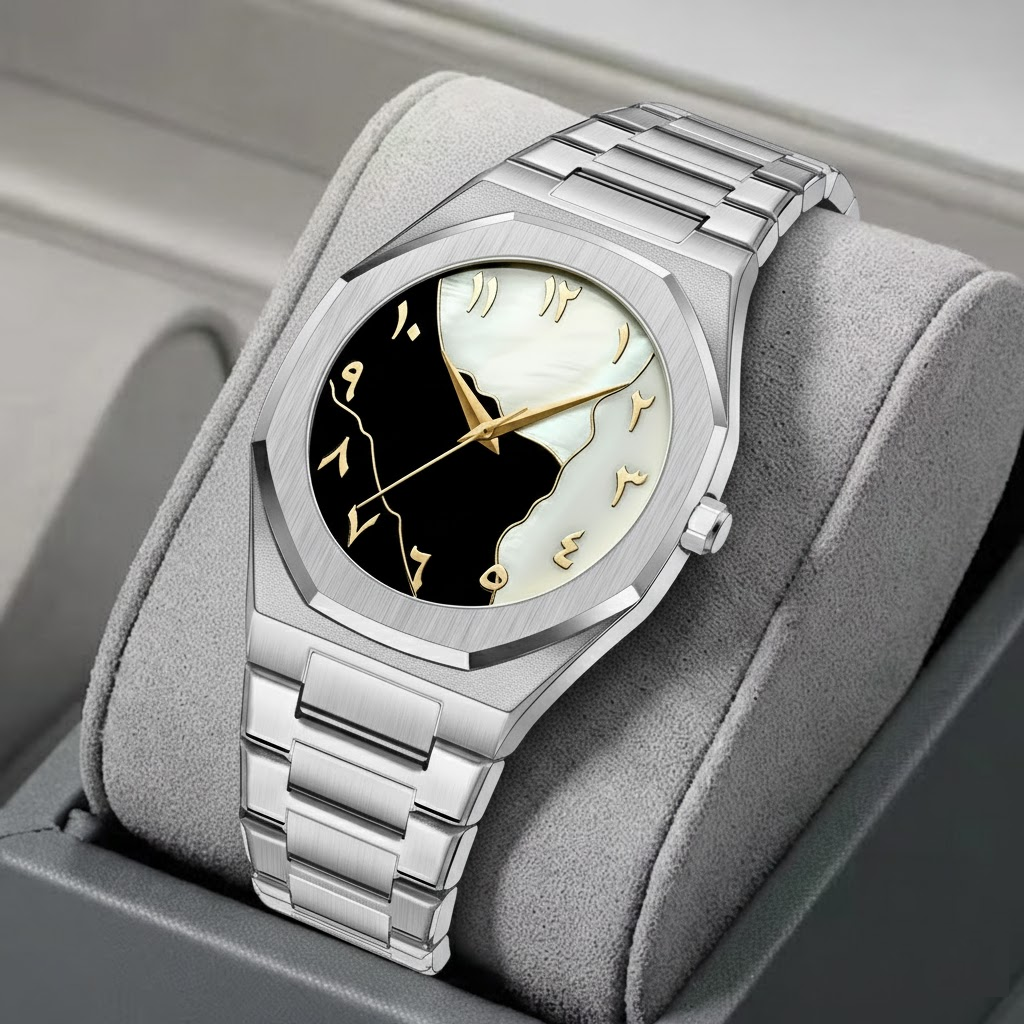 Black-Gold-Silver-White Arabic Aura Watch For Men Stylish Aura Watch 100% Original Watch Amazing Smart Watch