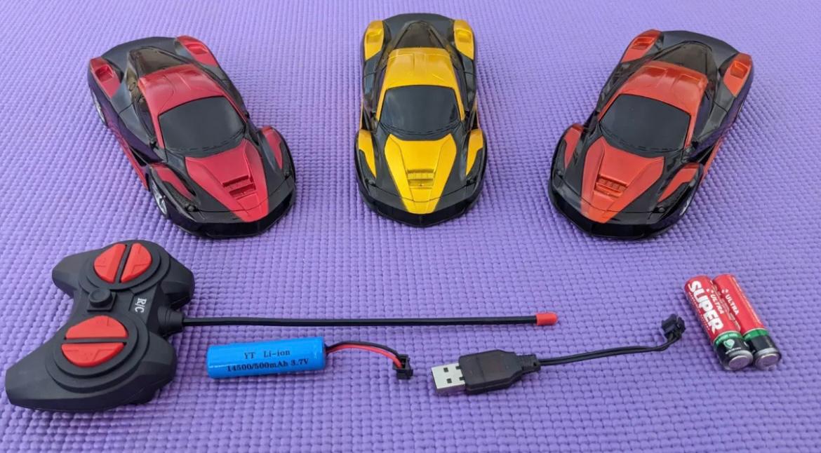 1:20 Scale Sports RC Car | High-Speed Remote Control Car with Rechargeable Battery, Headlights & Exhaust Simulation