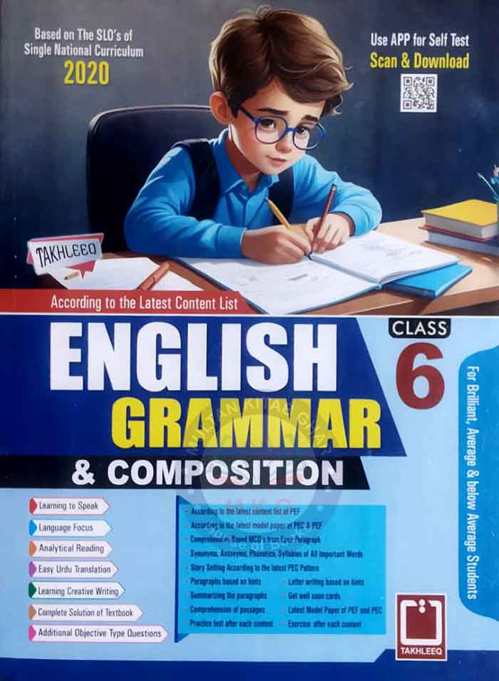Grade 6 English Grammar Exam
