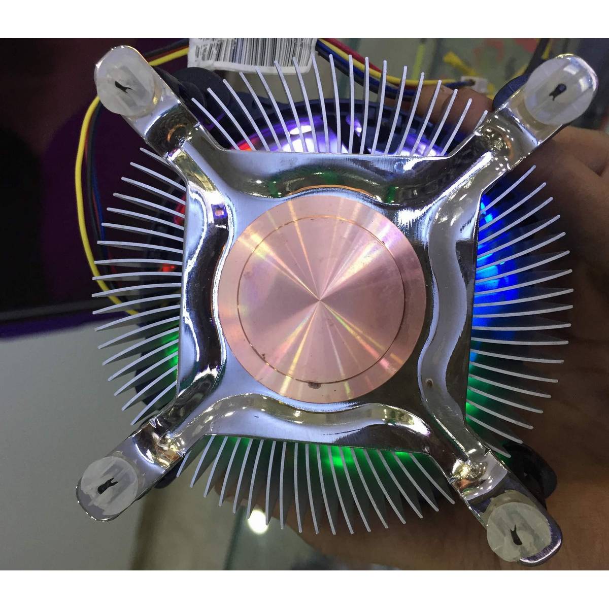 RGB Motherboard Control Cooler Cooling Fan For Quad Core And core 2 duo ...