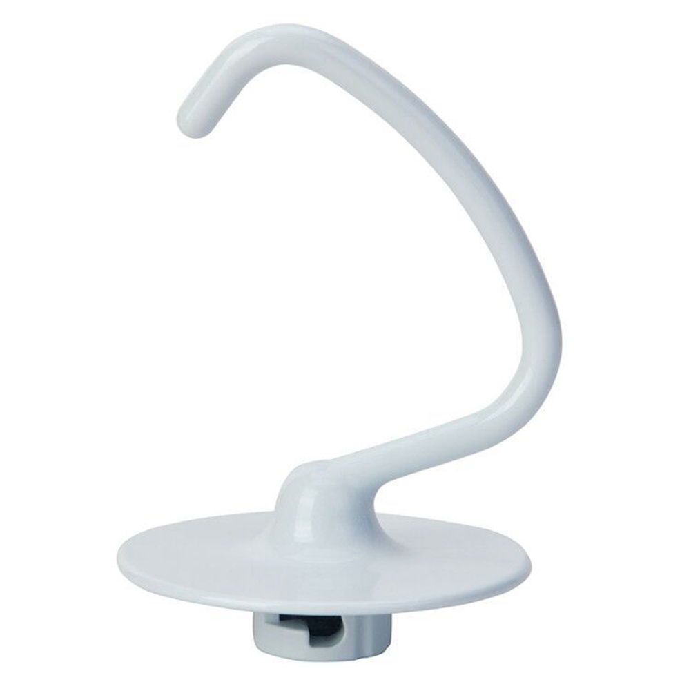 AMI Parts K45dh Anti-stick Dough Hook Exact Replacement for KitchenAid Ksm90 and K45 Stand Mixer, White
