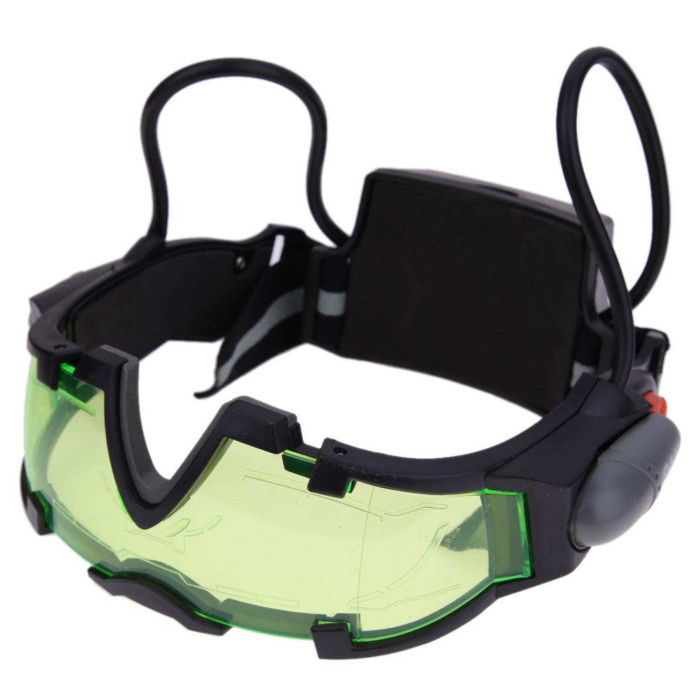 Adjustable Elastic Band Night Vision Goggles Glasses Eye Shield With