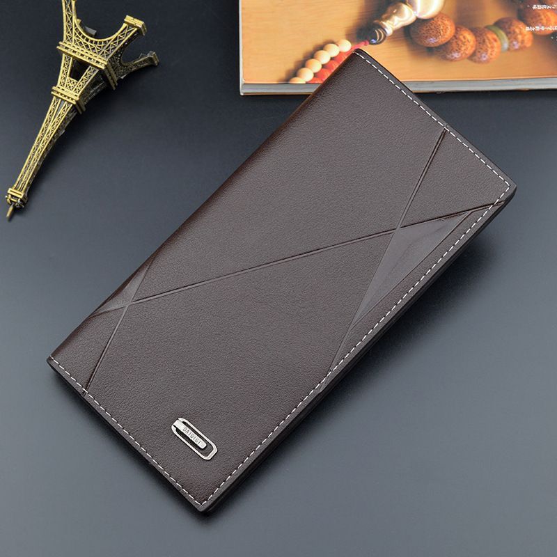 New Men's Wallet Short Multi-card Coin Purse Bifold Fashion Casual Wallet PU Leather Youth Thin Two-fold Horizontal Wallet Men 2023