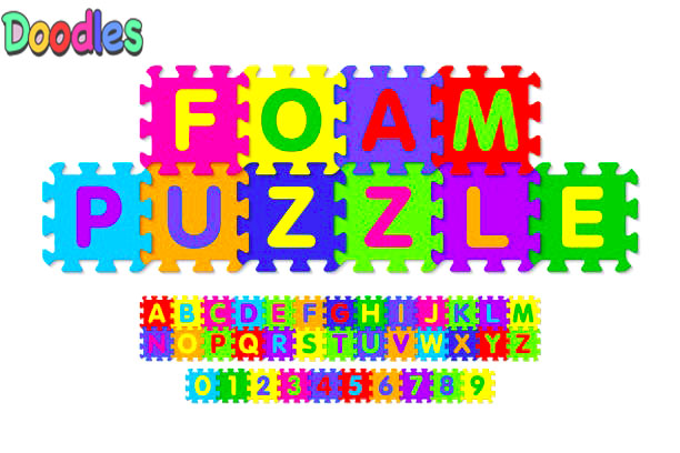 Kids Learning Puzzle Set (36 Pcs) - Alphabet & Numbers Foam Puzzle Mat, Educational Toy for Children (2+ Years), Develops Problem-Solving & Fine Motor Skills