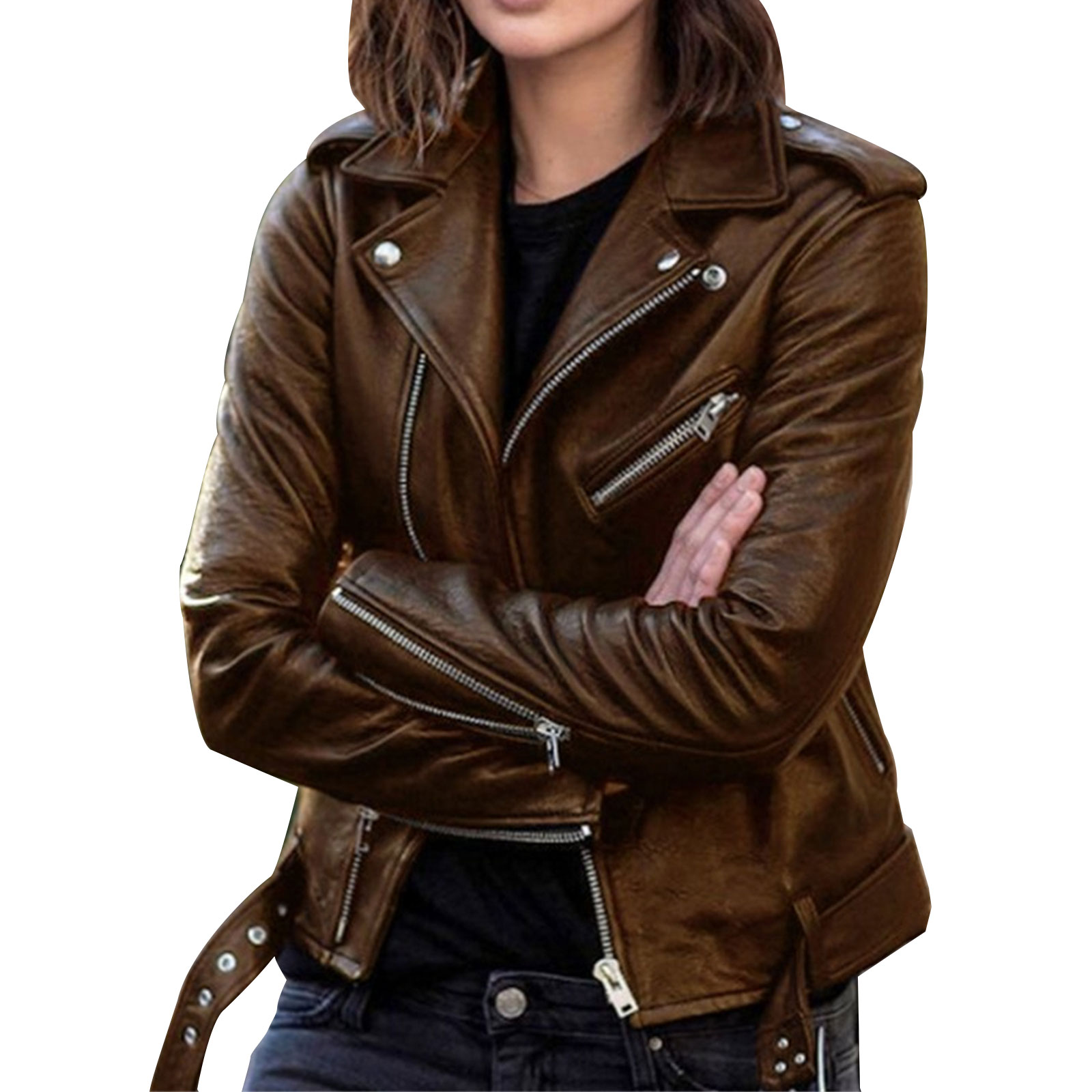 coat type leather jacket