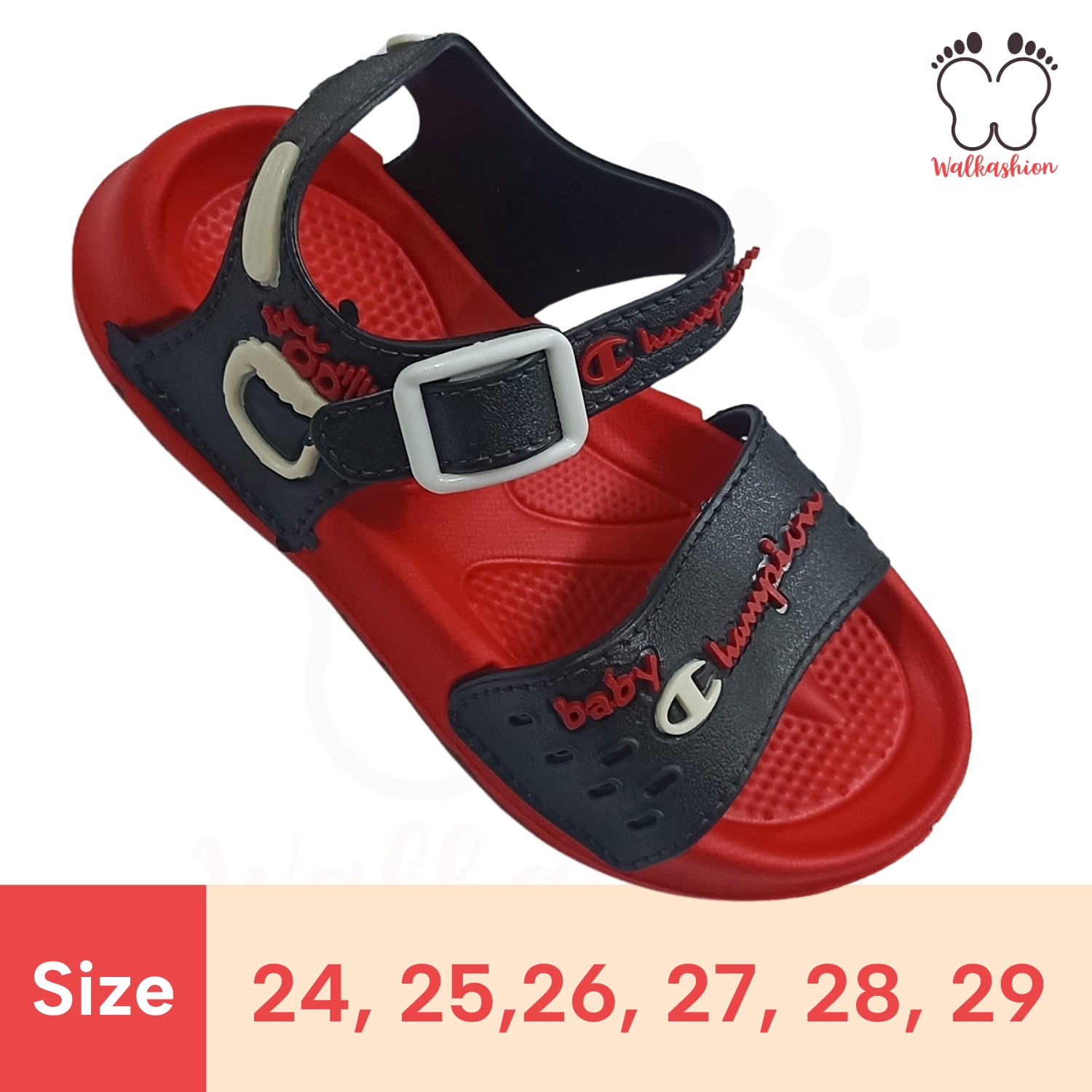 Kids Unisex button strap sandals for Baba and Baby. (100% Soft, Durable and Comfortable). Waterproof Casual Sandals for Kids. Best for all Season.Light weight, Soft, Durable and Comfortable. Washable premium material.