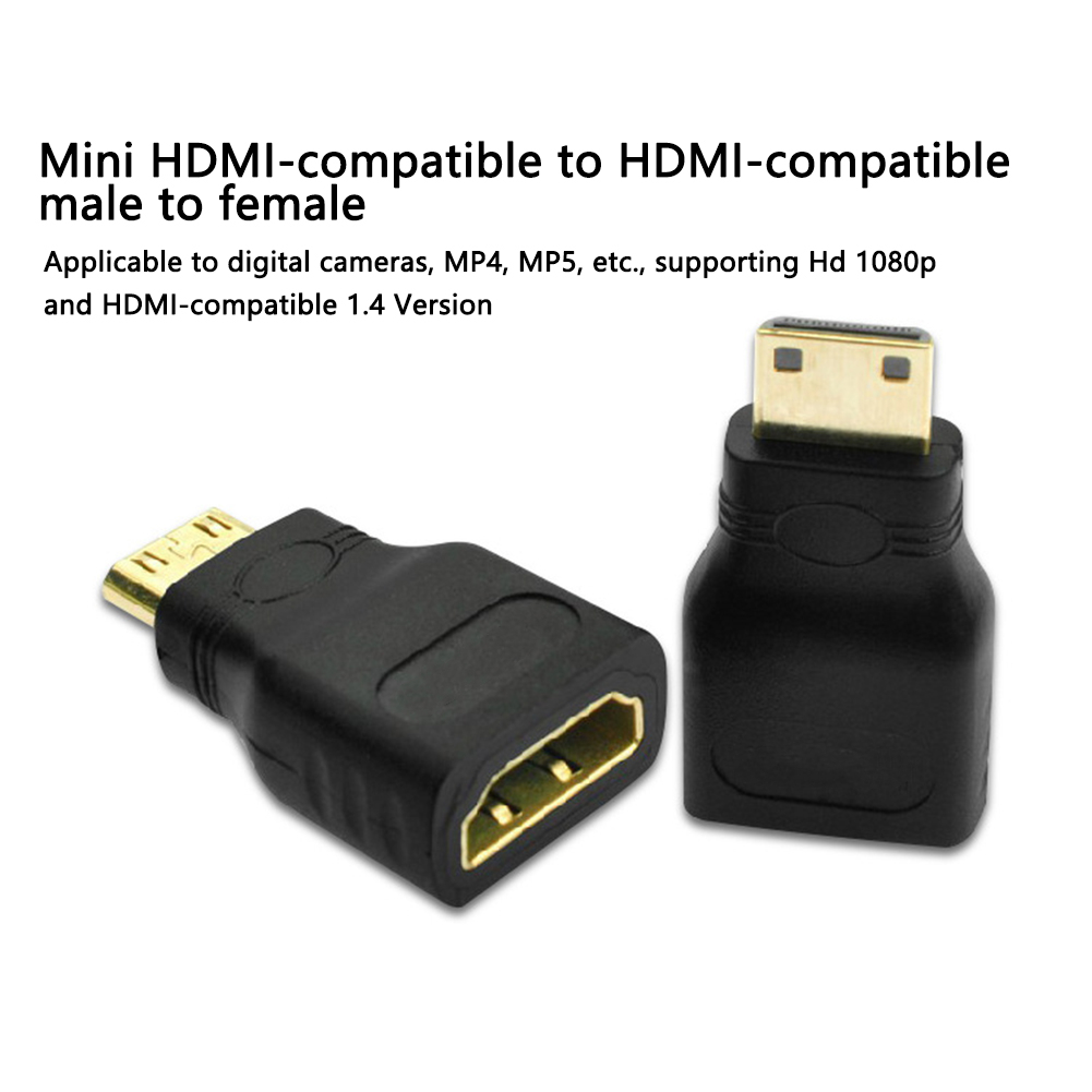 Mini Hdmi To Hdmi Adapter Male To Female Converter for HDTV 1080p HD TV Camcorder Mini Hdmi-hdmi Adapter