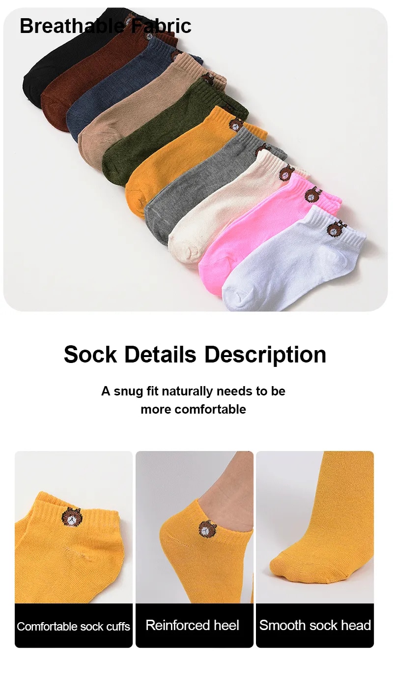 Pack Of 2 Pairs Women Ankle Socks Creative Printing Socks For Girls Multi Design Socks Low Cut Ankle Socks Random Colors
