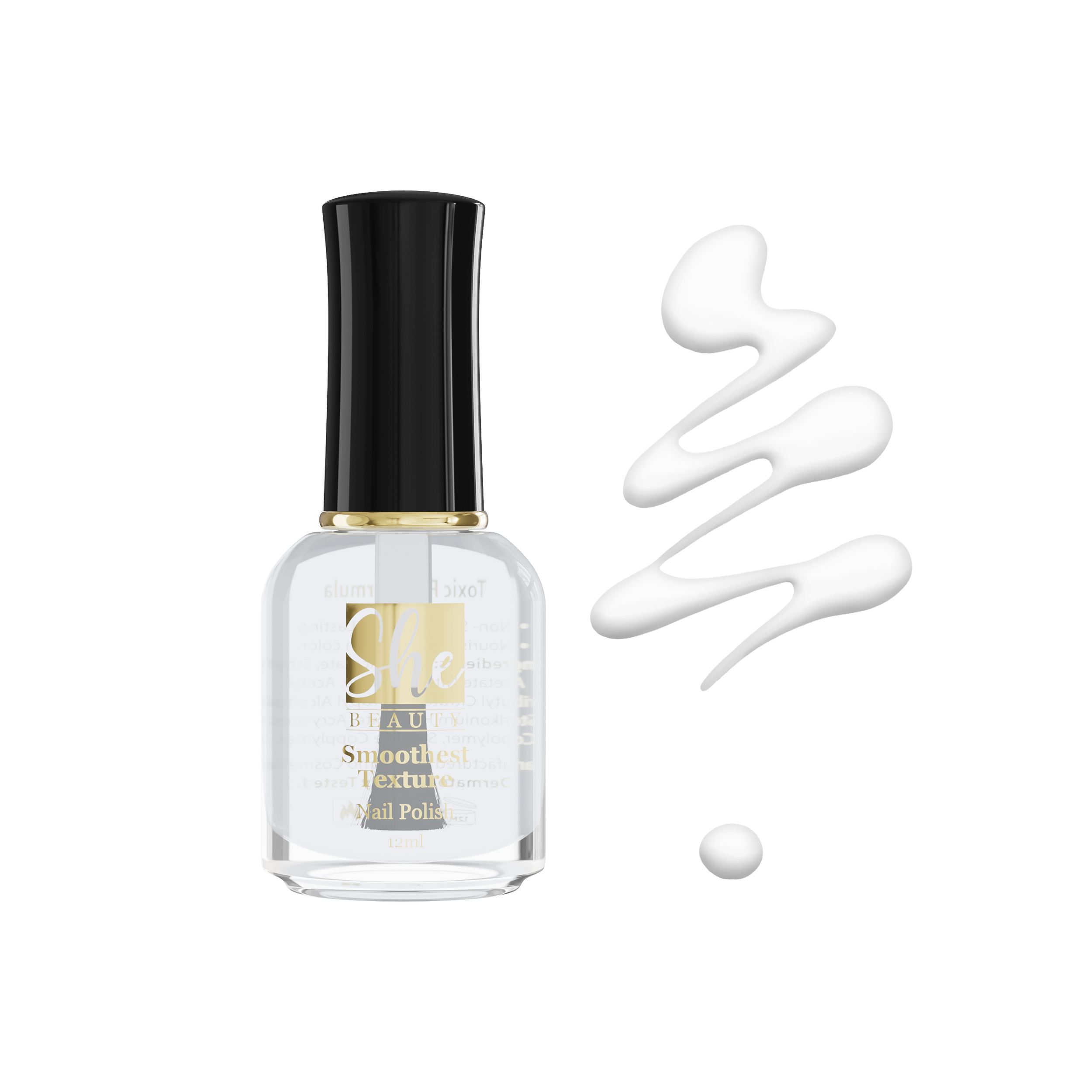 Nail Polish - Smoothest Texture by She Beauty - Shade Base Coat
