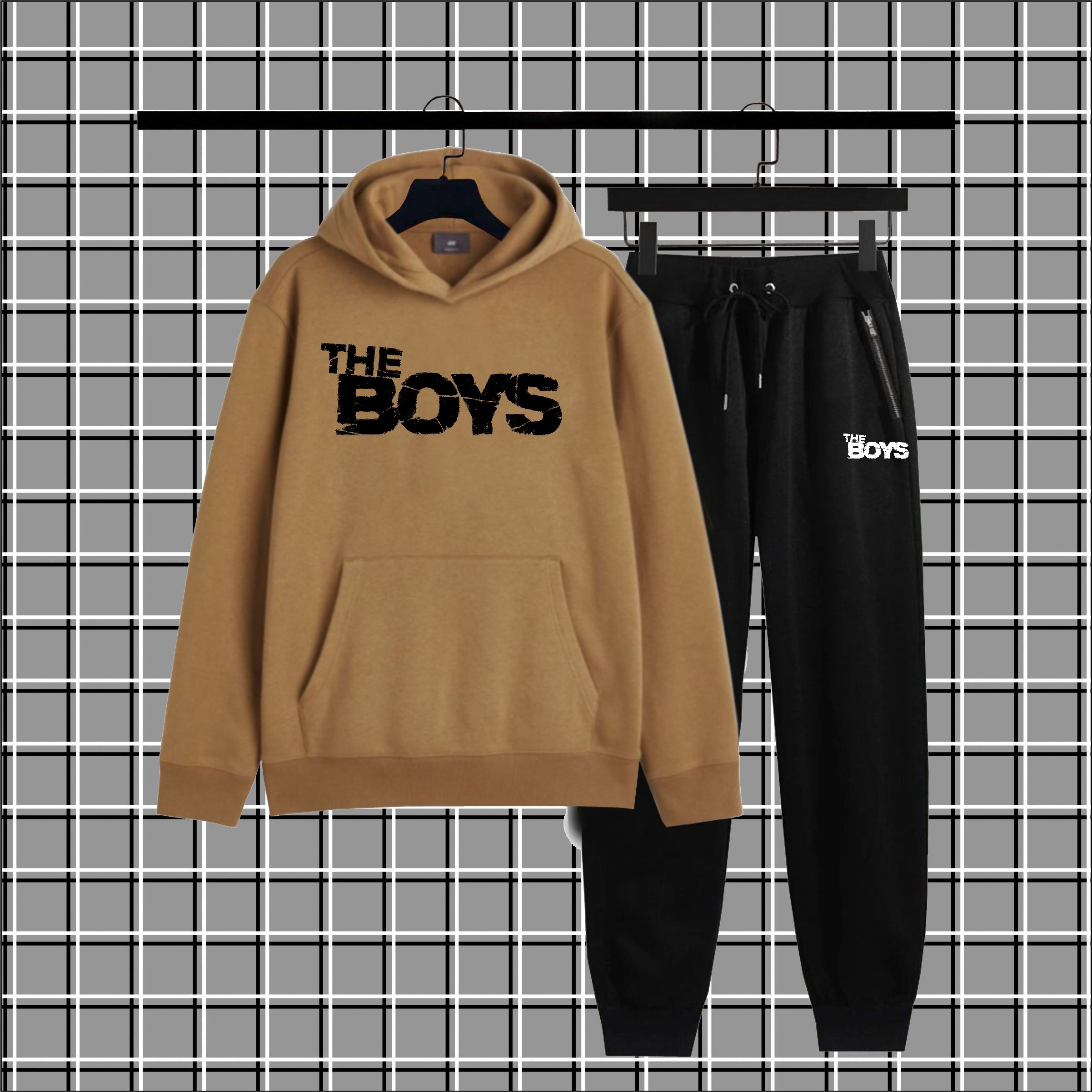 Printed winter Hood Tracksuit For Men and Boys