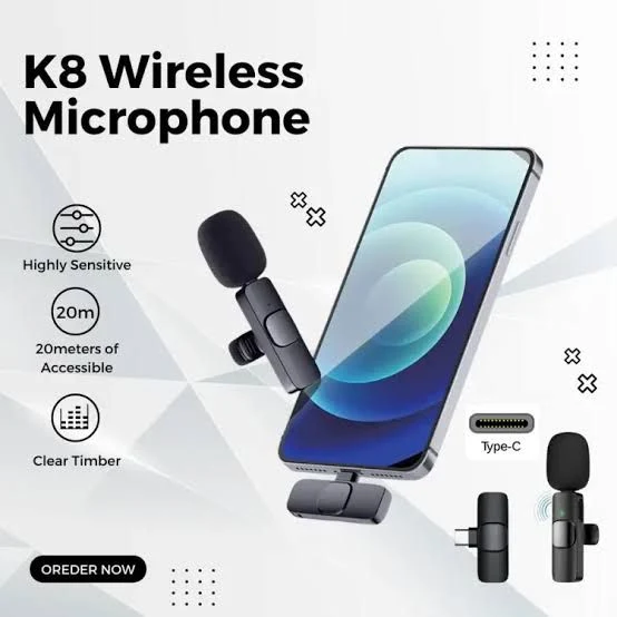 Microphones Wireless Bluetooth Professional Audio – K8 K9 K11 Microphone for PC, Gaming, YouTube, Podcast, Singing & Android Mobile with Rechargeable Battery & Foldable Microphone Stand