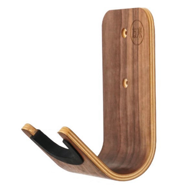 Guitar Skateboard Wall Hanger Unique Design Bent Wood Guitar Hanger