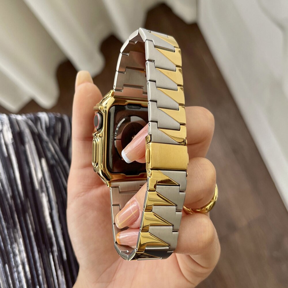 Gold wristband 2024 for apple watch