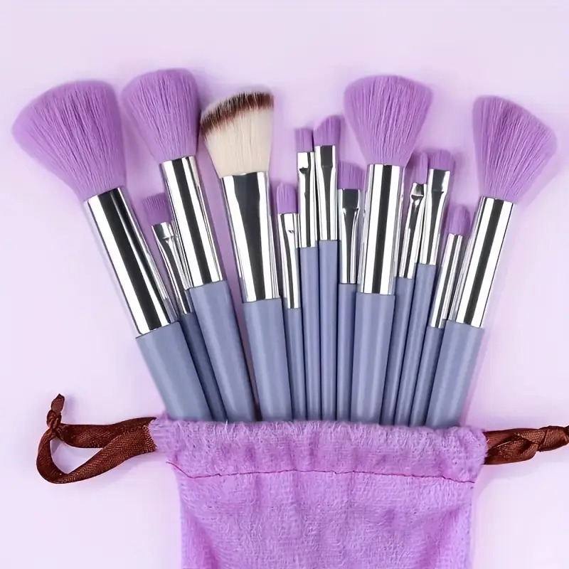 13 Pcs Makeup Brush Set Soft hair Loose Powder Eyeshadow Concealer Contour Eyeliner brush Foundation Beauty Cosmetic tools