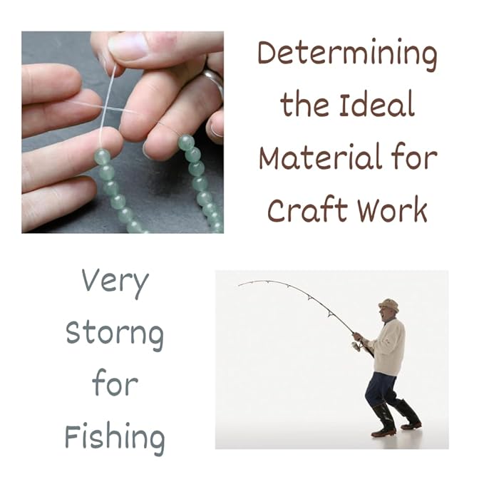 1mm Transparent Nylon Fish line(50 Mtrs)|Transparent Nylon Fish Wire|Fish Wire for Craft Making|Transparent Nylon String|Clear Nylon String|Narambu Thread Aari Work|Clear Nylon String Thread 1mm (1)